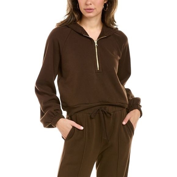 Nation LTD Brown Zip Up Hoodie - Picture 3 of 6